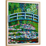 ليجو 31220 ارت جسر فوق بركة زنابق الماء مكعبات التركيب LEGO