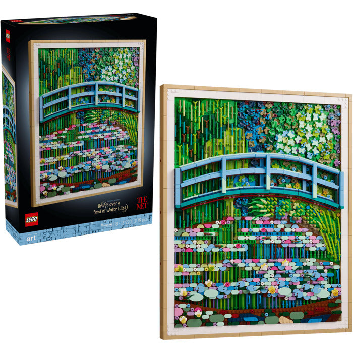 ليجو 31220 ارت جسر فوق بركة زنابق الماء مكعبات التركيب LEGO