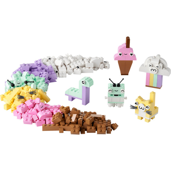 ليجو 11028 كلاسيك ألوان الباستيل مكعبات التركيب LEGO