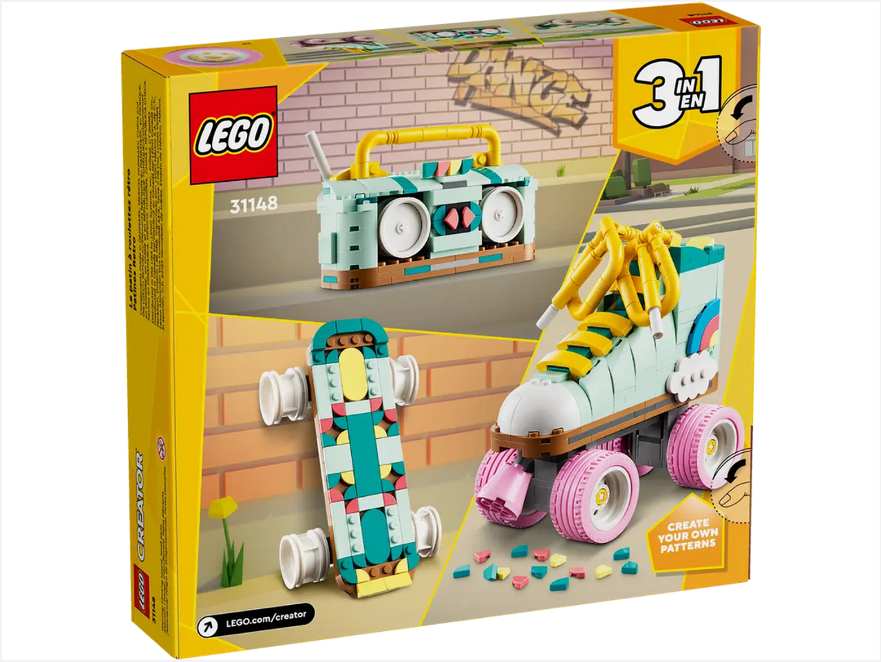 ليجو 31448 كريتور 3 في 1 التزلج مكعبات التركيب LEGO