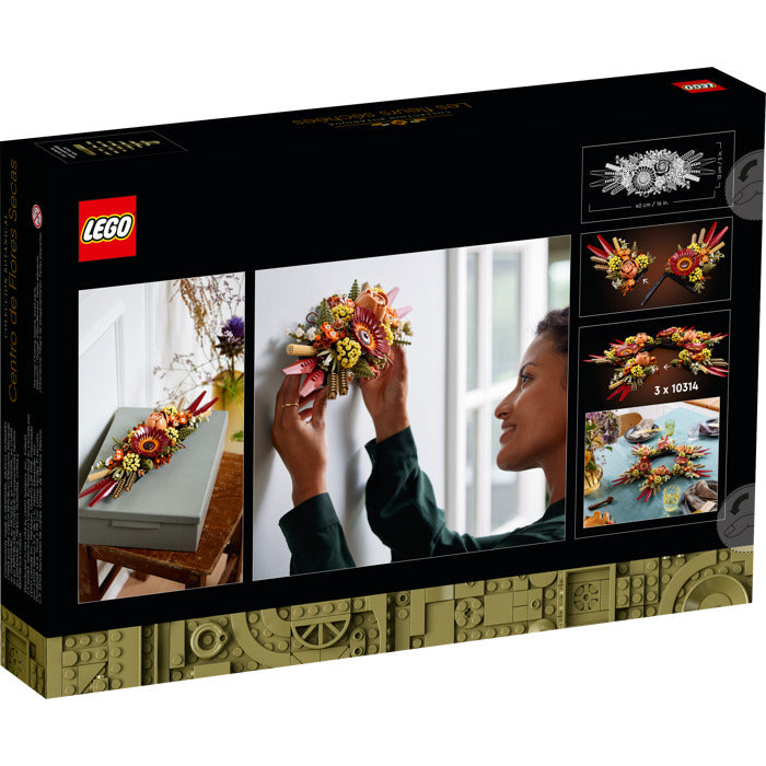 ليجو مكعبات بناء زينة طاولة الزهور المجففة مكعبات التركيب LEGO