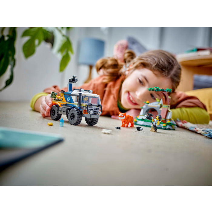 ليجو سيتي شاحنة الطرق الوعرة من جانجل مكعبات التركيب LEGO