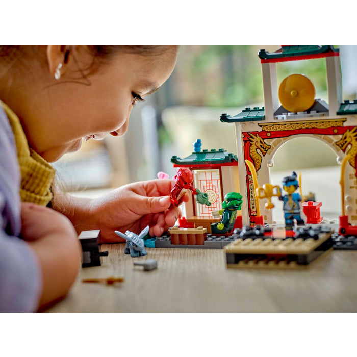 ليجو مكعبات بناء معبد نينجا سبينجيتسو مكعبات التركيب LEGO