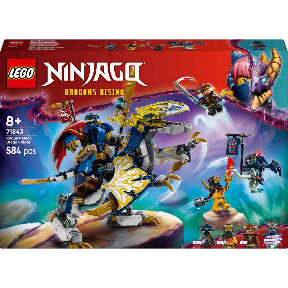 ليجو 71843 نينجاغو راكب التنين الميكانيكي مكعبات التركيب LEGO