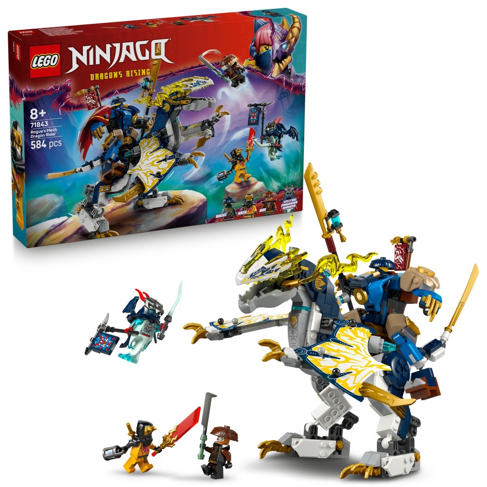 ليجو 71843 نينجاغو راكب التنين الميكانيكي مكعبات التركيب LEGO