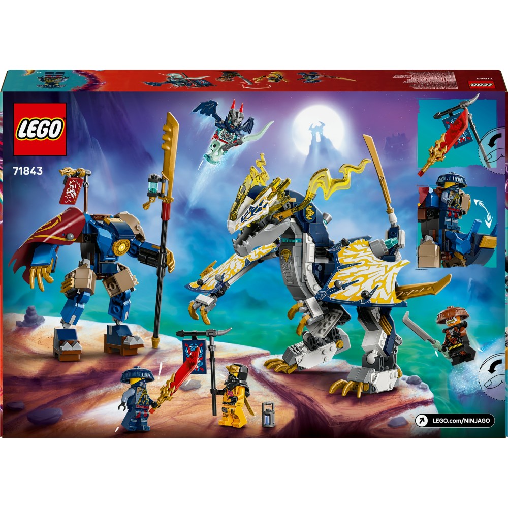 ليجو 71843 نينجاغو راكب التنين الميكانيكي مكعبات التركيب LEGO