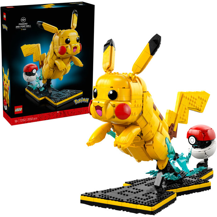 ليجو 72152 بوكيمون بيكاتشو وكرة مكعبات التركيب LEGO