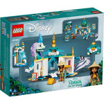 ليجو ديزني لعبة تنين واميرة ديزني رايا وسيسو مكعبات التركيب LEGO