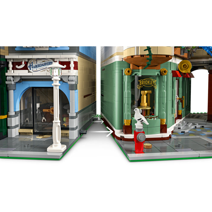 ليجو 11371 ايكونز نموذج شارع التسوق مكعبات التركيب LEGO