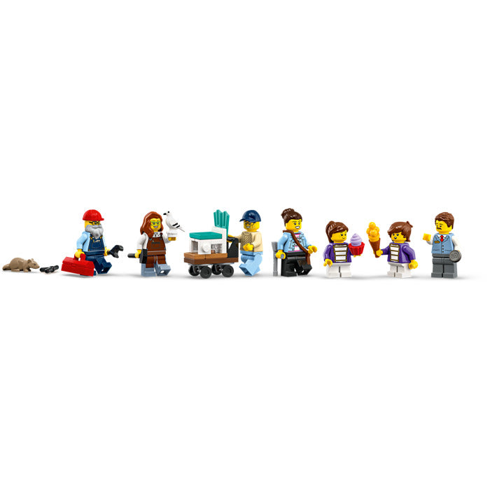 ليجو 11371 ايكونز نموذج شارع التسوق مكعبات التركيب LEGO
