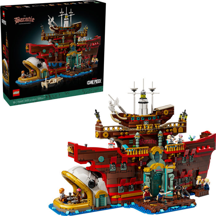 ليجو 75640 ون بيس مطعم باراتي العائم مكعبات التركيب LEGO