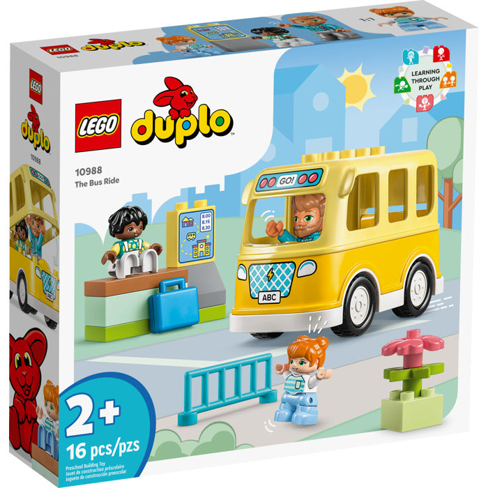 ليجو 10988 دوبلو مجموعة رحلة الحافلة مكعبات التركيب LEGO