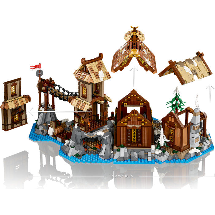 ليجو 21343 آيدياز قرية الفايكنج مكعبات التركيب LEGO