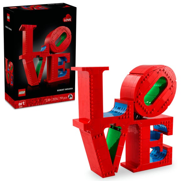 ليجو 31214 ارت تمثال الحب مكعبات التركيب LEGO
