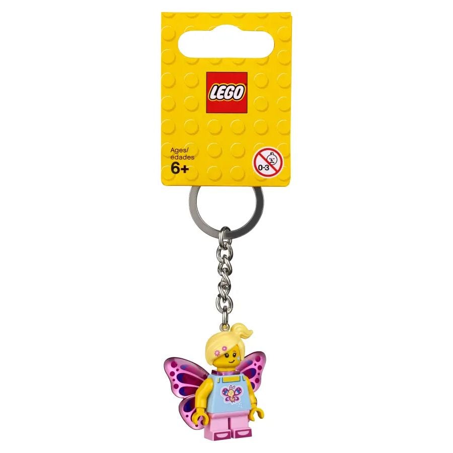 ليجو ميني فيجرز سلسلة مفاتيح فراشة مع إضاءة مكعبات التركيب LEGO