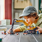 ليجو سيتي لعبة حفارة بناء بلون أصفر مكعبات التركيب LEGO