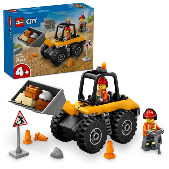 ليجو مكعبات بناء مركبة جرافة البناء مكعبات التركيب LEGO