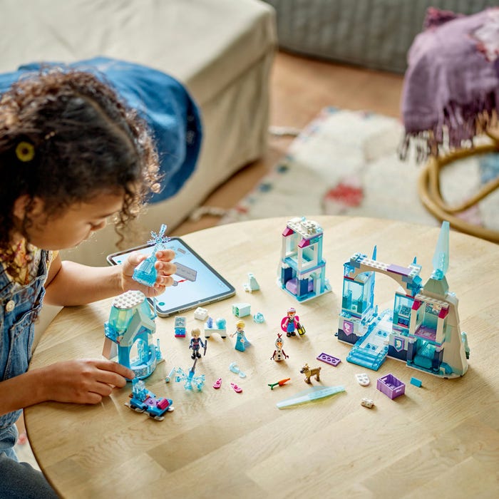 ليجو ديزني فروزن ألاميرة إلسا قصر الجليد مكعبات التركيب LEGO