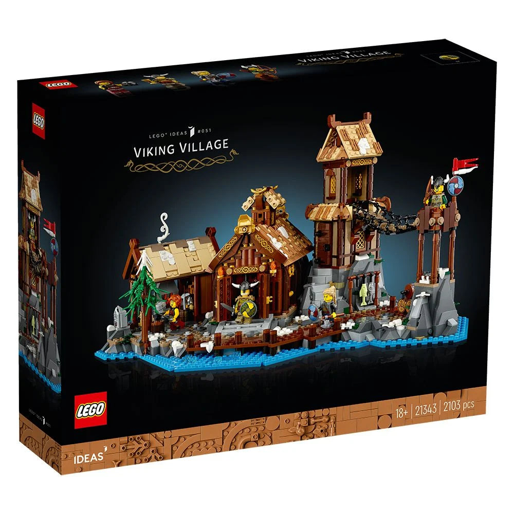 ليجو 21343 آيدياز قرية الفايكنج مكعبات التركيب LEGO