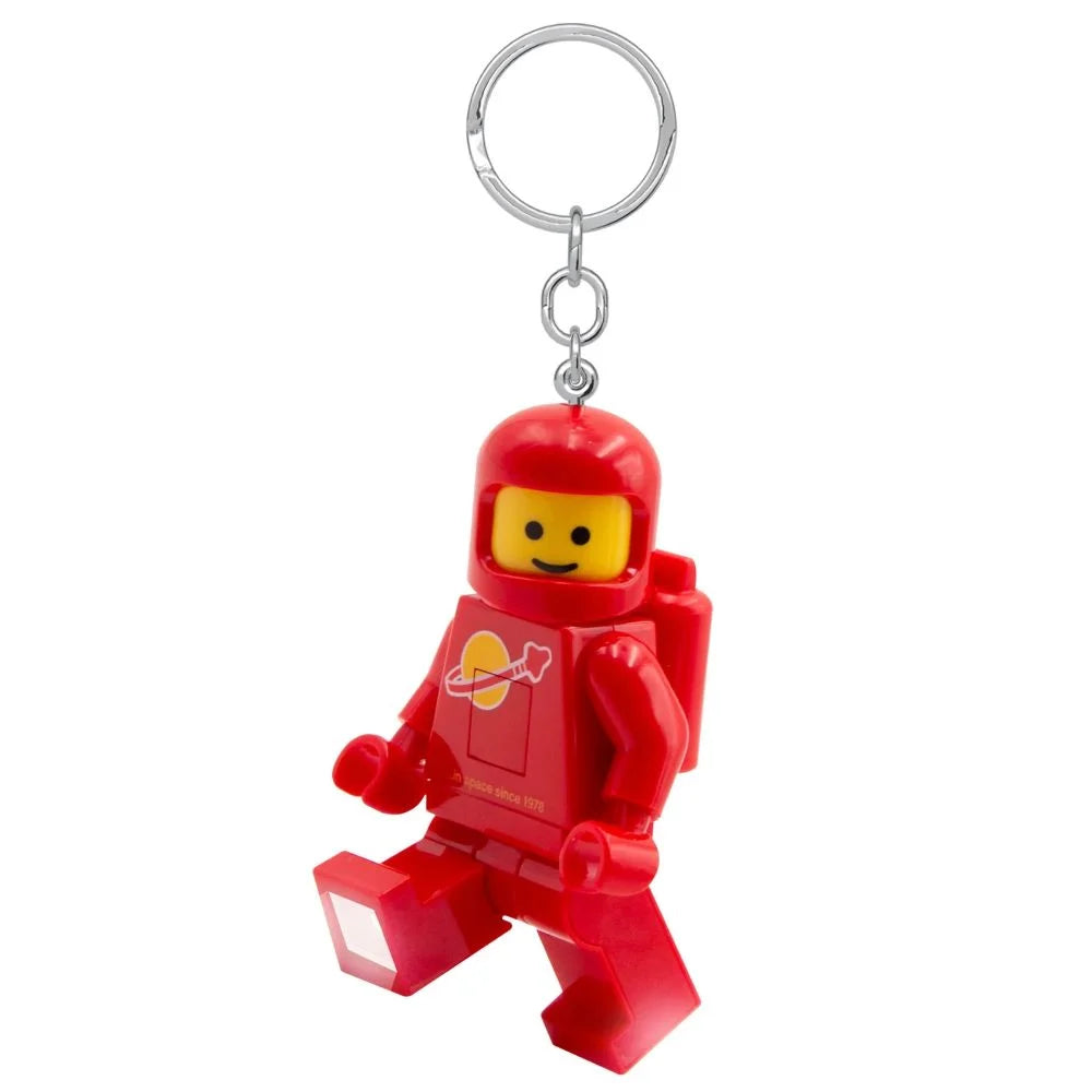 ليجو اي كيو سلسلة مفاتيح رجل الفضاء الأحمر مكعبات التركيب LEGO