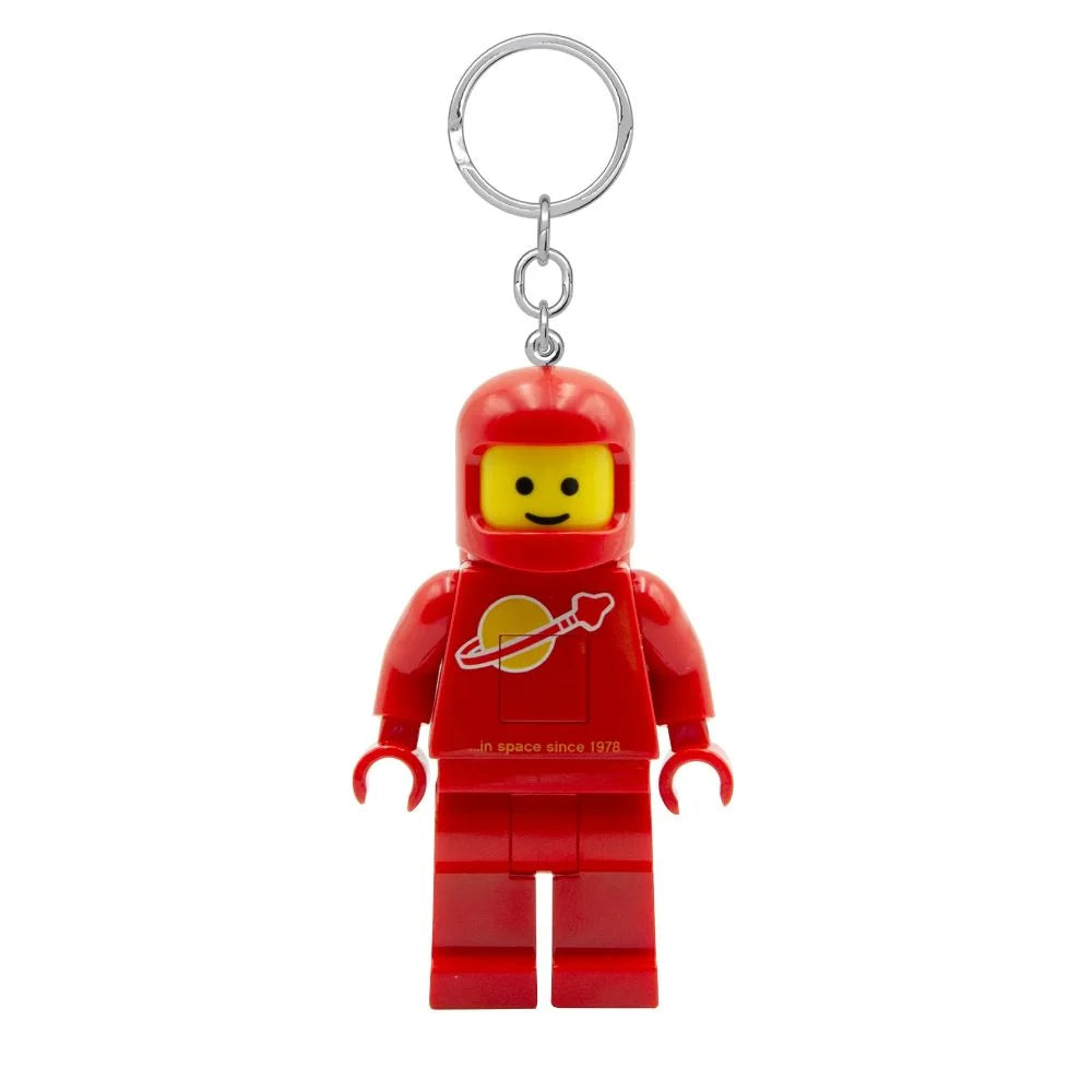 ليجو اي كيو سلسلة مفاتيح رجل الفضاء الأحمر مكعبات التركيب LEGO