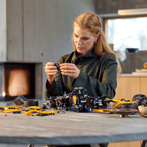 ليجو مكعبات بناء سيارة تي بي دي مكعبات التركيب LEGO