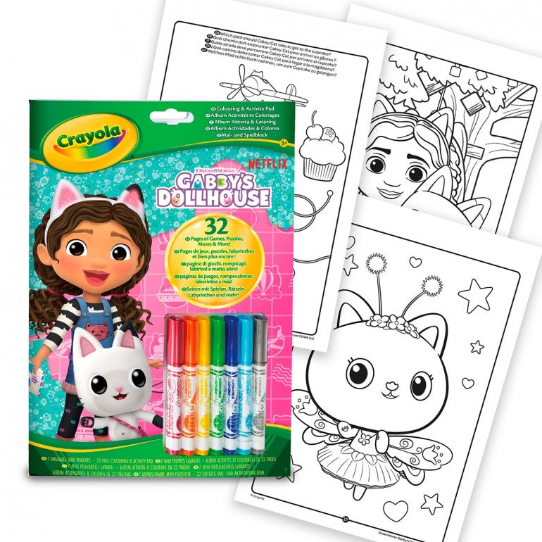 كرايولا دفتر انشطة وتلوين غابي رسم و تلوين Crayola