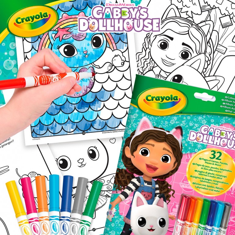 كرايولا دفتر انشطة وتلوين غابي رسم و تلوين Crayola