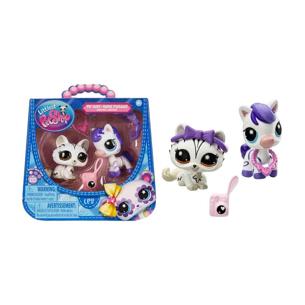 ليتلست بت شوب مجسم القطة والحصان مجسمات الحيوانات Littlest Pet Shop
