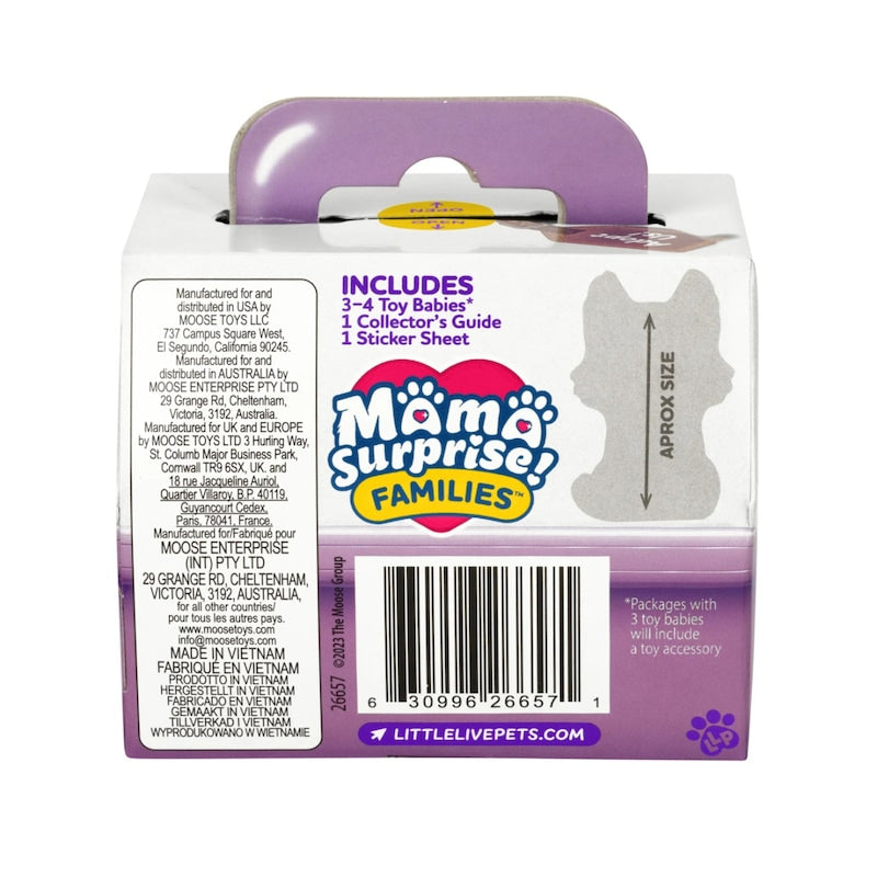 ليتل لايف بيتس لعبة تبني عائلات ماما سربرايز مجسمات الحيوانات Little Live Pets
