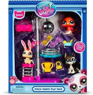 ليتلست بت شوب مجموعة إحتفال الديسكو مجسمات الحيوانات Littlest Pet Shop