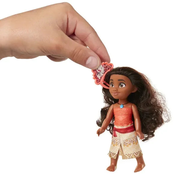 ديزني برينسس دمية موانا 15 سم مع مشط دمى الشخصيات Disney