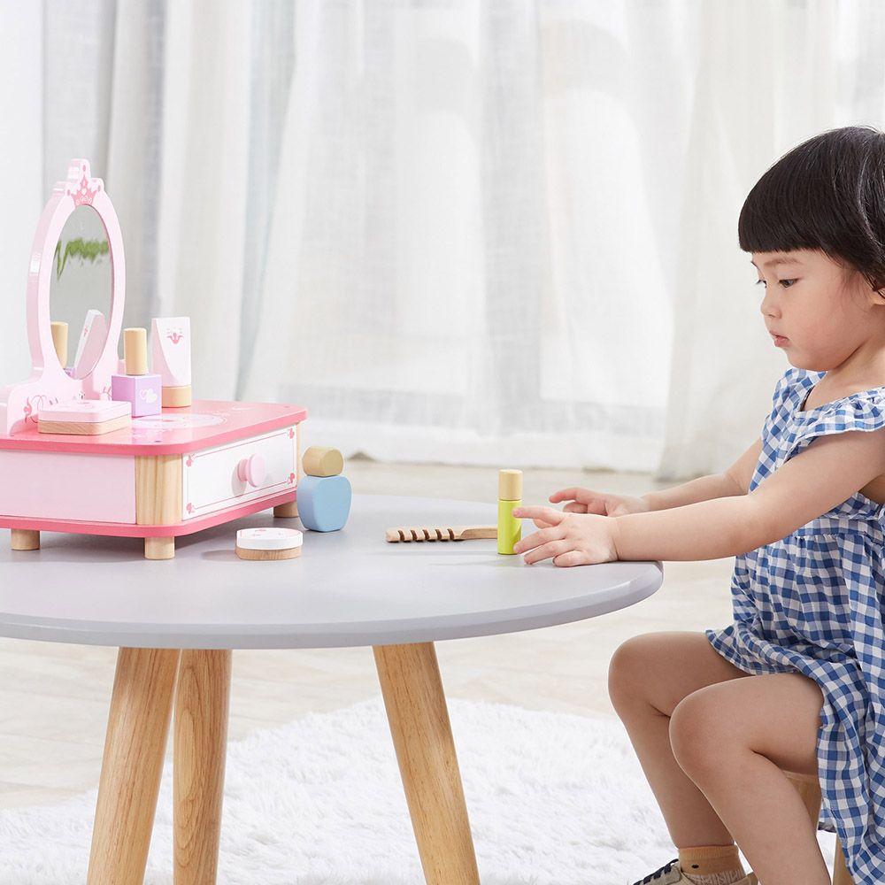 فيجا طاولة زينة خشبية وردي العاب البزل VIGA