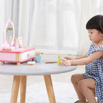 فيجا طاولة زينة خشبية وردي العاب البزل VIGA