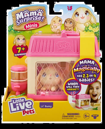 ليتل لايف بيتس ماما سربرايز الأرنب ليل باني مجسمات الحيوانات Little Live Pets