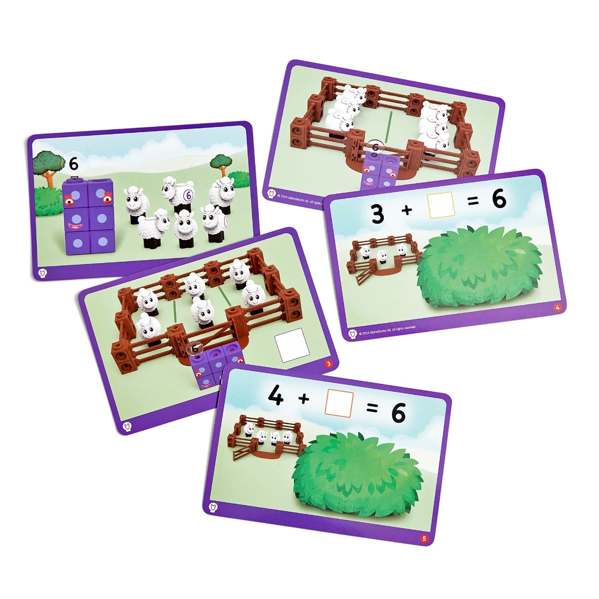 نمبر بلوكس طقم نشاط مزرعة الخراف تعليمي تفاعلي Numberblocks
