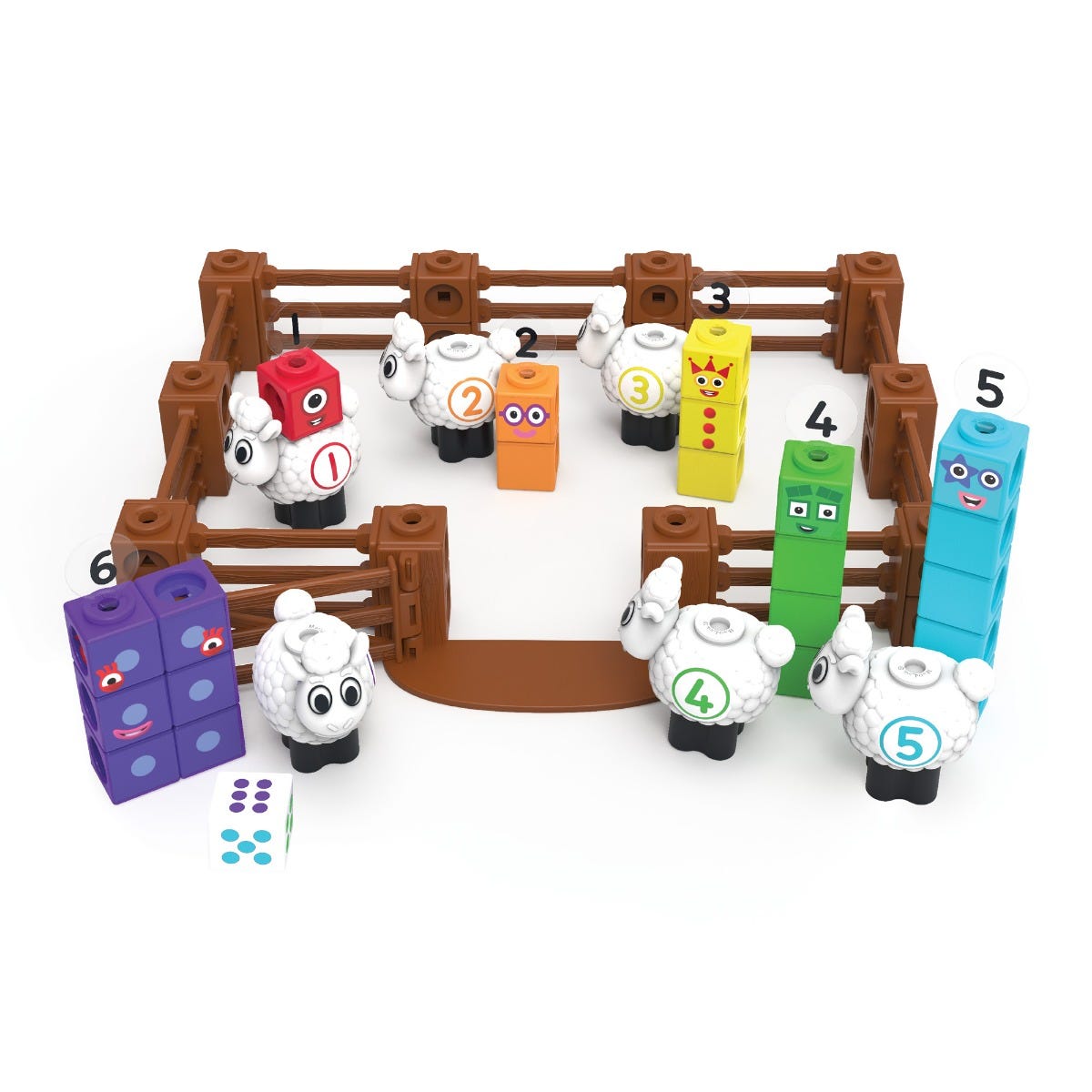 نمبر بلوكس طقم نشاط مزرعة الخراف تعليمي تفاعلي Numberblocks