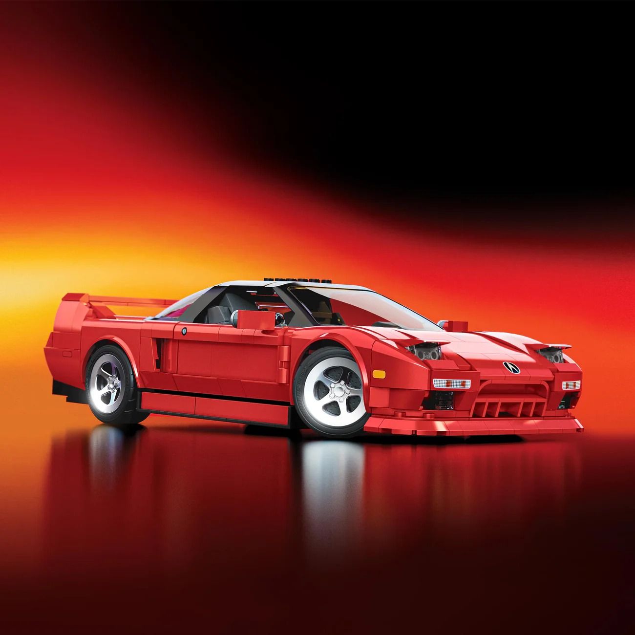هوت ويلز مجموعة بناء وتركيب سيارة أكورا إن إكس إس مكعبات التركيب HotWheels