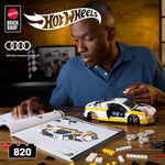 هوت ويلز مجموعة بناء وتركيب سيارة أودي آر8 مكعبات التركيب HotWheels