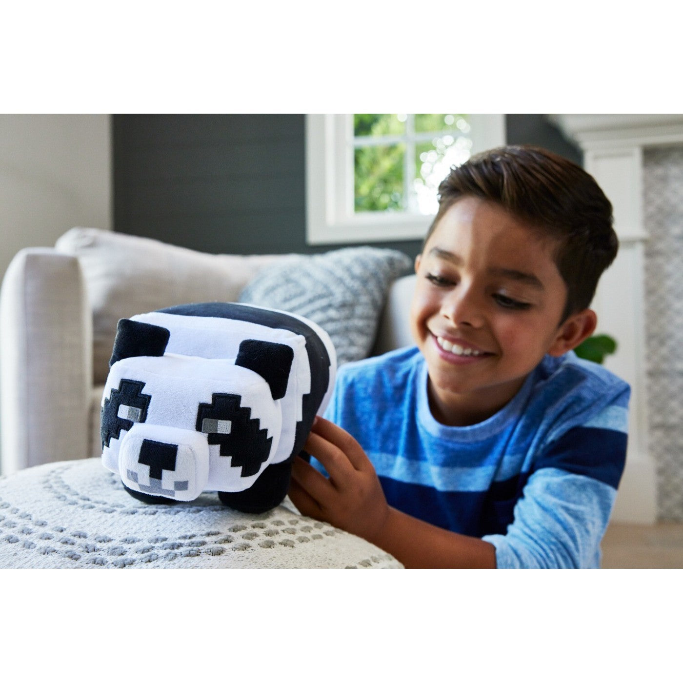 ماينكرافت دمية الباندا القطنية دمية مع اكسسوارات Minecraft