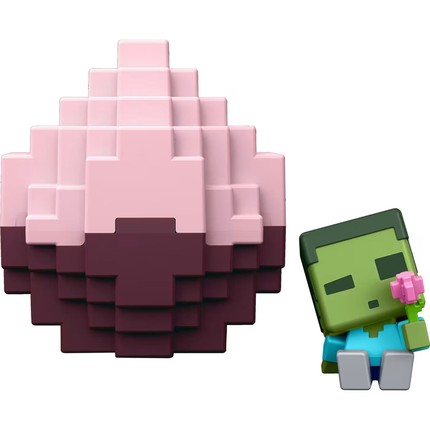 ماين كرافت بيضة التفقيس المصغرة مع مجسم شخصيات كرتونية Minecraft