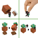 ماينكرافت بلوم بلوكس شخصية الفطر مع رمل مجسمات الشخصيات Minecraft