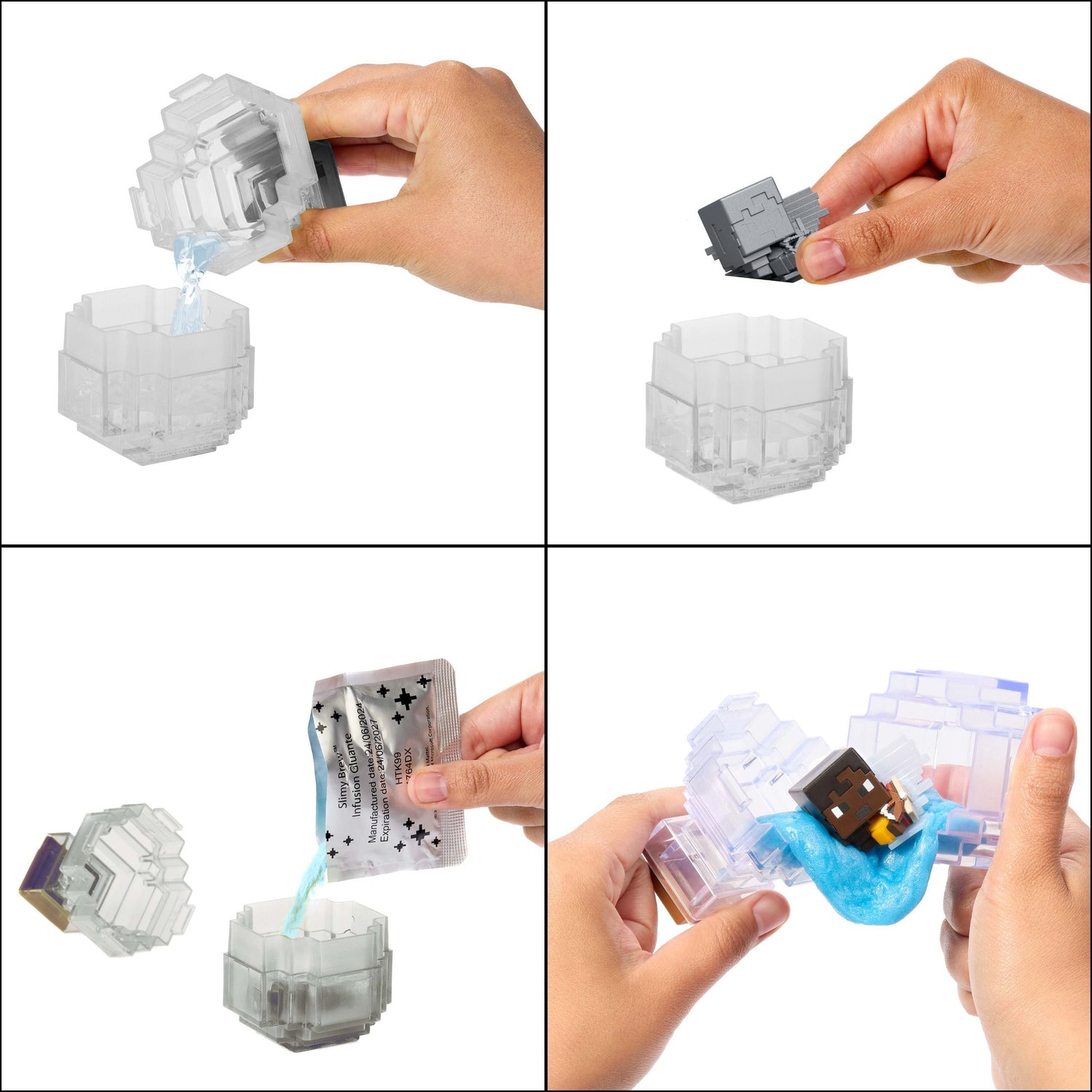 ماين كرافت مجسم تحضير الجرعات أبيض شخصيات كرتونية Minecraft