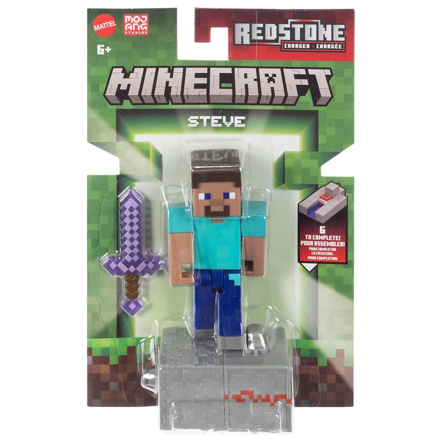 ماينكرافت مجسم ستيف ريدستون مجسمات الشخصيات Minecraft