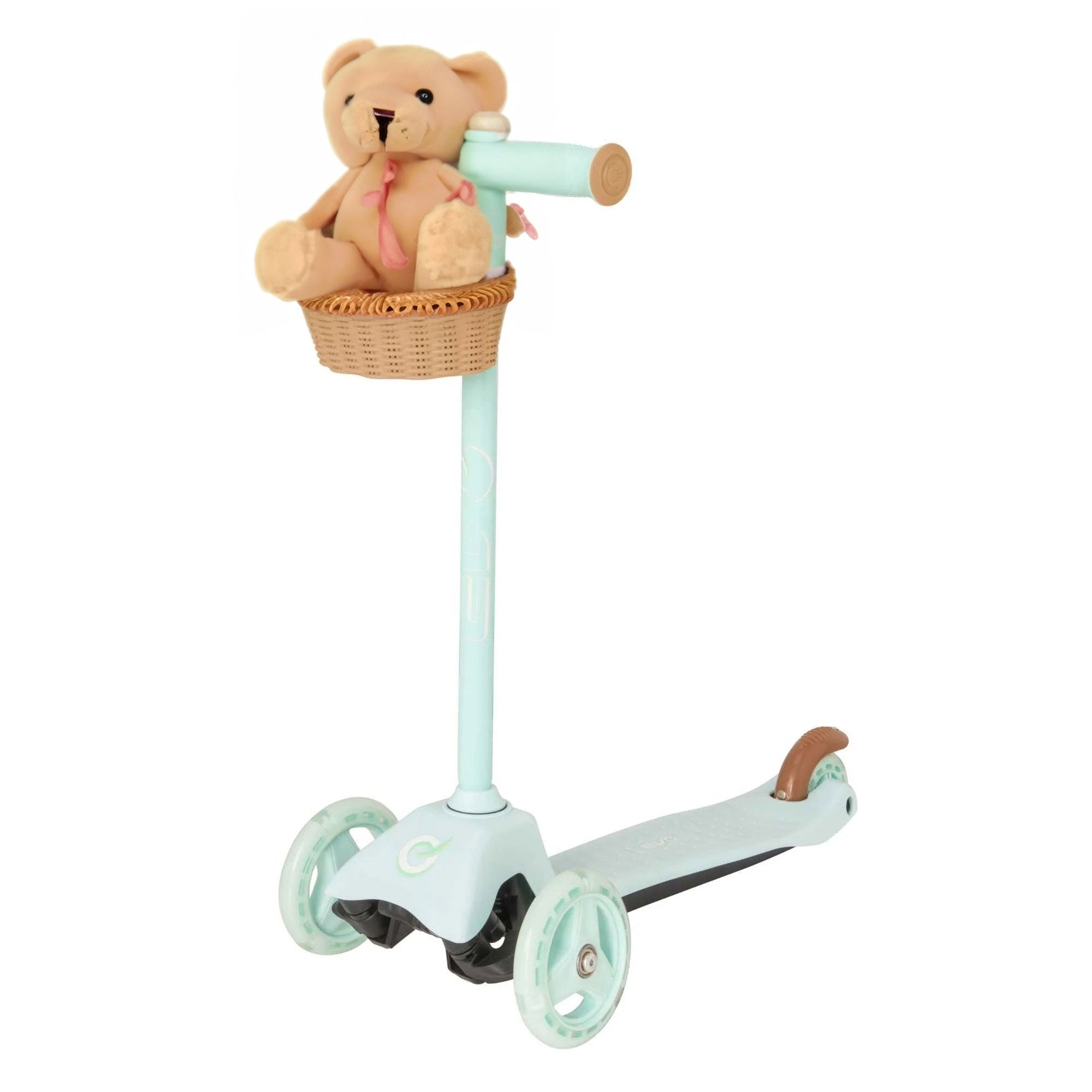 ايفو سكوتر ميني كروزر 3 عجلات مع سلة اخضر سكوتر 3 عجلات EVO