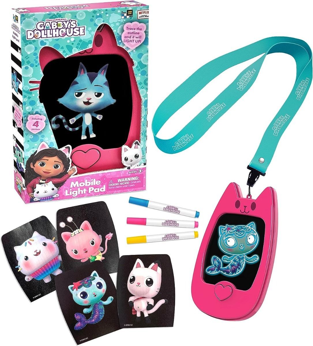 غابي دول هاوس قاعدة اضاءة متحركة رسم و تلوين Gabby Dollhouse