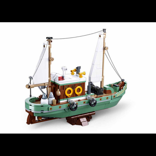 سلوبان قارب الصيد 610 قطعة مكعبات التركيب Sluban