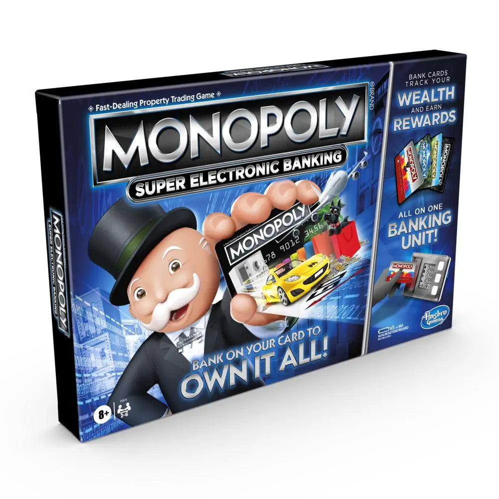 مونوبولي اللوحية مع بطاقات صراف الكترونية العاب البطاقات Monopoly