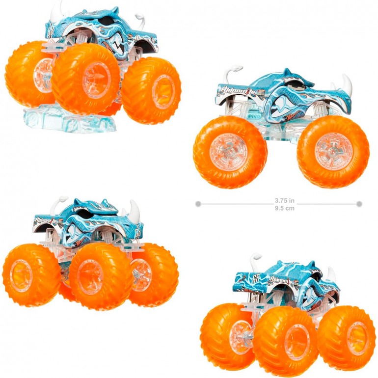 هوت ويلز شاحنات ضخمة باور سماشرز اشكال متنوعة مركبات الأطفال HotWheels