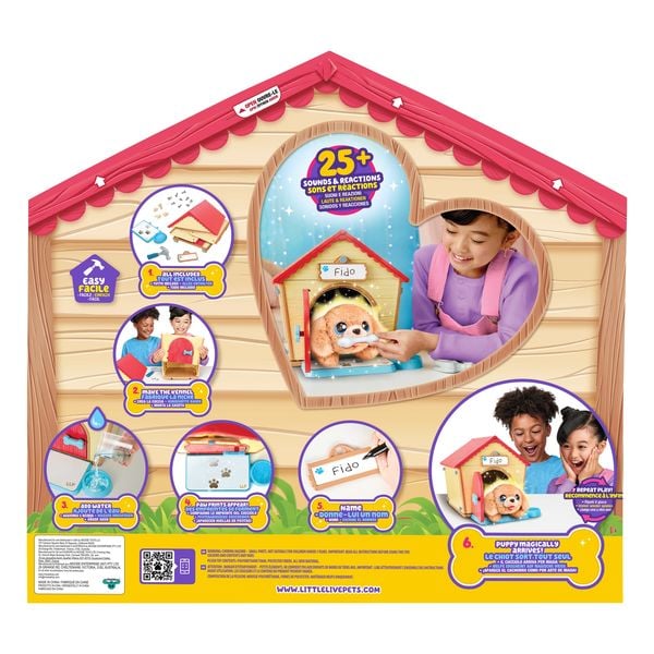 ليتل لايف بيتس بيت الجرو التفاعلي الالعاب القطنية Little Live Pets